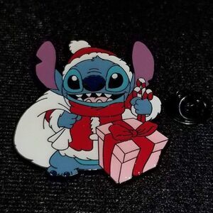 Loungefly Pin Stitch Santa Holiday Christmas Gift Disney Dogs Xmas LF Presents